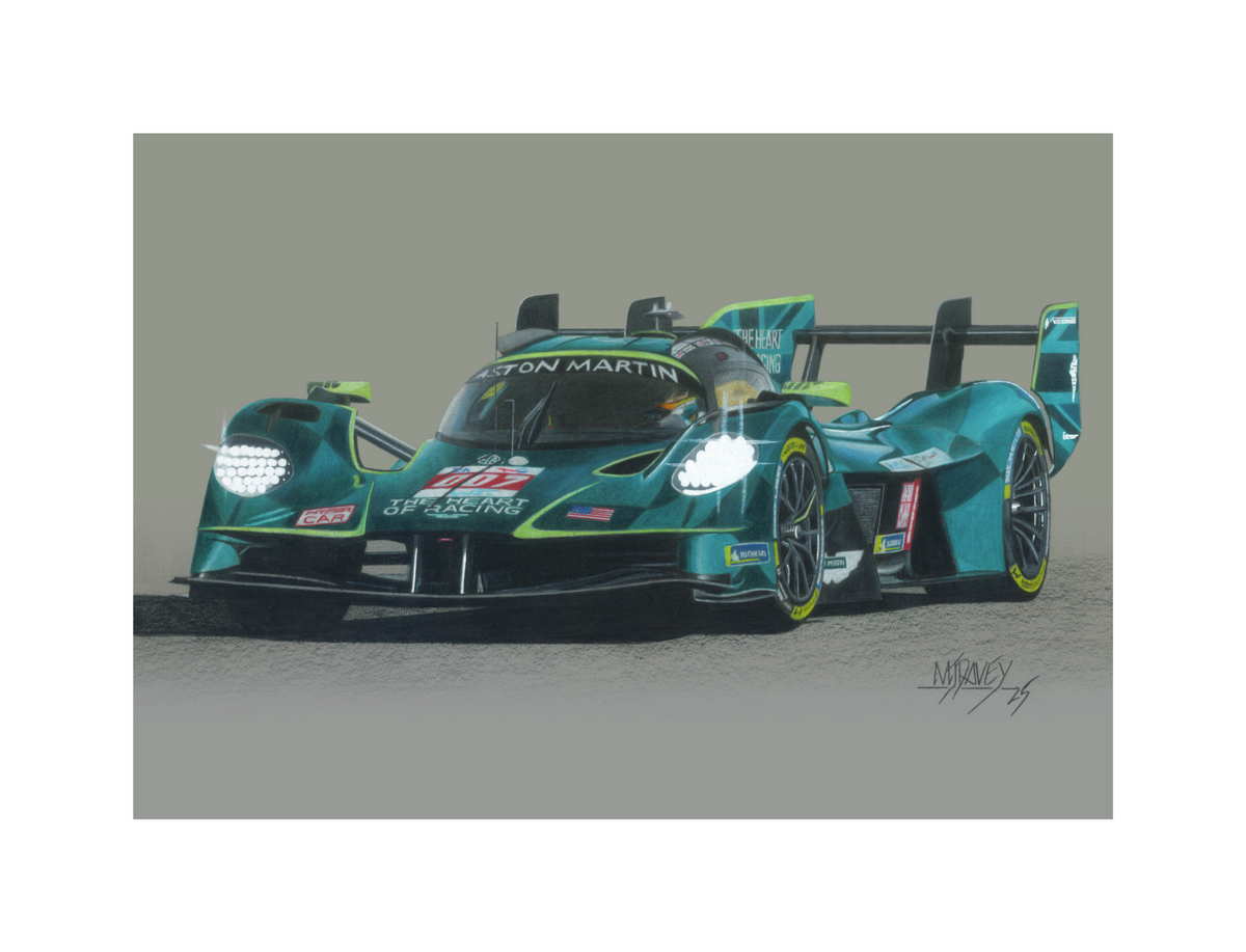 Aston Martin Valkyrie AMR - LMH - Small Giclee Print