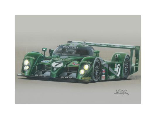 Bentley Speed 8 Le Mans Winner - Small Giclee Print