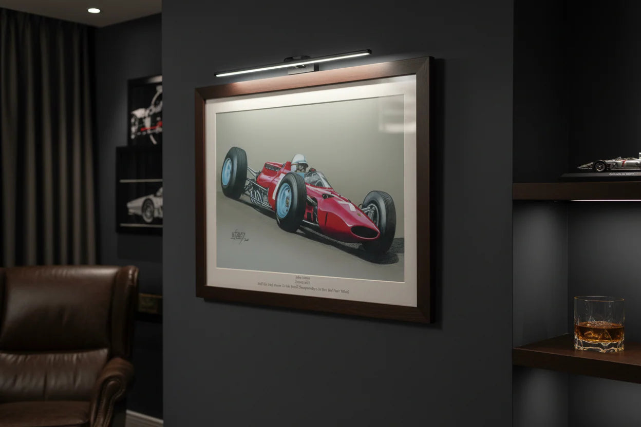 Ferrari 1512 With John Surtees At The Wheel, Limited Edition Giclee With CEO