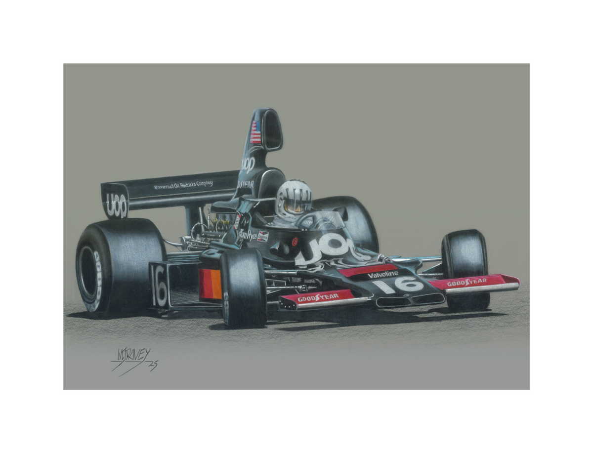The Shadow DN5 with Tom Pryce at the wheel - Small Giclee Prints